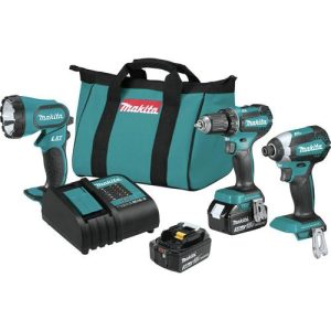 Makita 18V LXT 3.0 Ah Lithium-Ion Brushless 3-Piece Combo Kit - XT335S