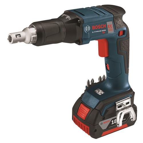 Factory Reconditioned Bosch 18V Cordless Lithium-Ion Brushless Drywall Screwgun with 2 Batteries - SGH182-03-RT - Image 2