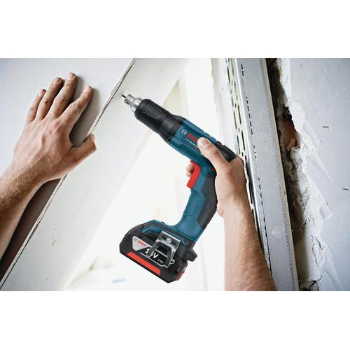 Factory Reconditioned Bosch 18V Cordless Lithium-Ion Brushless Drywall Screwgun with 2 Batteries - SGH182-03-RT - Image 3