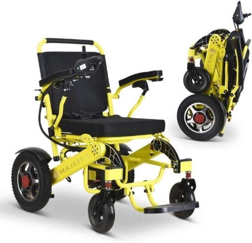 2020 New Folding Ultra Lightweight Electric Power Wheelchair, Silla de Ruedas Electrica, FDA Approved and Air Travel Allowed, Heavy Duty, Mobility Motorized, Portable Power (17.5" Seat Width) - Image 12