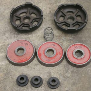 9-Piece Medium and Heavy Duty Truck Adapter Set Brake Lathe Large Bore Kit Ammco