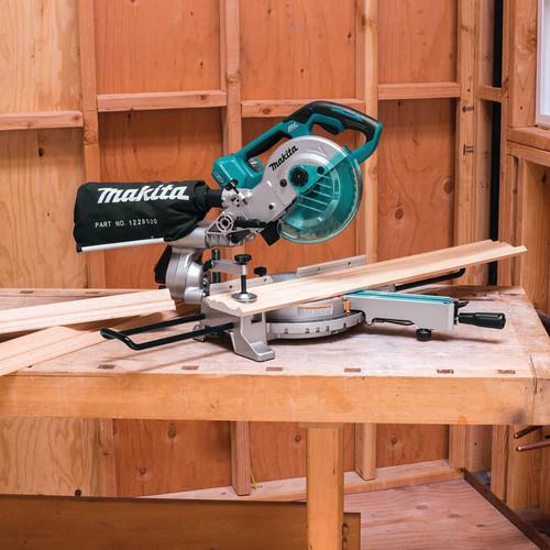 Factory Reconditioned Makita 18V X2 LXT Cordless Lithium-Ion 7-1/2 in. Brushless Dual Slide Compound Miter Saw (Tool Only) - XSL02Z-R - Image 12