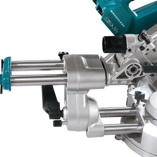 Factory Reconditioned Makita 18V X2 LXT Cordless Lithium-Ion 7-1/2 in. Brushless Dual Slide Compound Miter Saw (Tool Only) - XSL02Z-R - Image 4