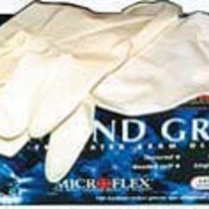 Microflex Diamond Grip Latex Gloves Size Medium Case 10 Boxes, 1,000 Gloves