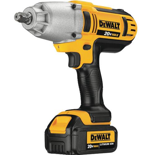 DEWALT 20V MAX XR Cordless Lithium-Ion 1/2 in. High-Torque Impact Wrench Kit with Hog Ring Anvil - DCF889HM2 - Image 2
