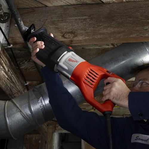 Milwaukee 6538-21 15 Amp Super Sawzall Orbital Reciprocating Saw with Case - Image 2