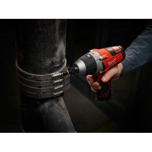 Milwaukee 2455-22 M12 12V Cordless Lithium-Ion No-Hub Driver Kit - Image 5
