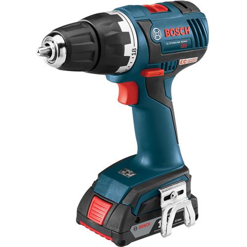 Factory Reconditioned Bosch 18V Lithium-Ion Brushless Compact Tough 1/2 in. Cordless Drill Driver Kit (2 Ah) - DDS182-02-RT - Image 2