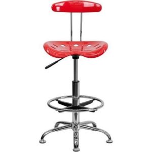 Tall Adjustable Work Shop Bench Stool Mechanics Chair Swivel Garage Tractor Seat