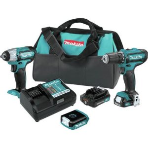 Makita 12V MAX CXT Cordless Lithium-Ion 3-Pc. Combo Kit (1.5 Ah) - CT323