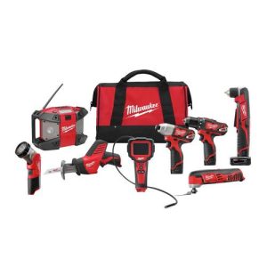Milwaukee 2495-28 M12 Lithium-Ion 8-Tool Combo Kit