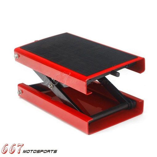New Motorcycles ATV Jack Lift 1100Lbs Bike Stand Garage Repair Red Hot Sale 2021 - Image 4