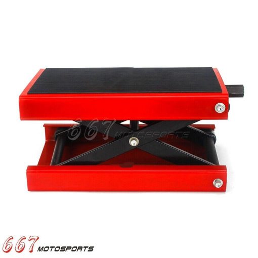 New Motorcycles ATV Jack Lift 1100Lbs Bike Stand Garage Repair Red Hot Sale 2021 - Image 6