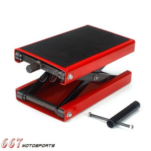 New Motorcycles ATV Jack Lift 1100Lbs Bike Stand Garage Repair Red Hot Sale 2021 - Image 8