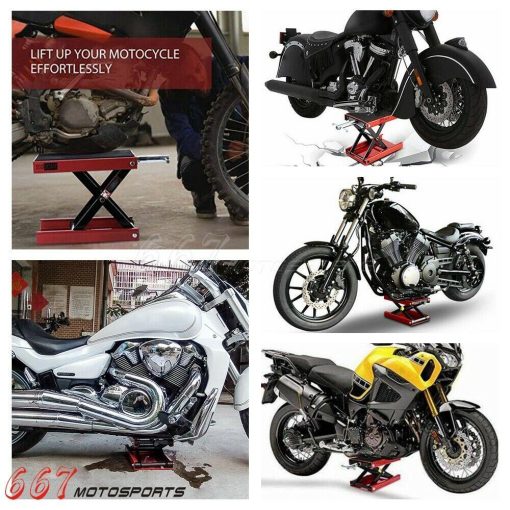 New Motorcycles ATV Jack Lift 1100Lbs Bike Stand Garage Repair Red Hot Sale 2021 - Image 11