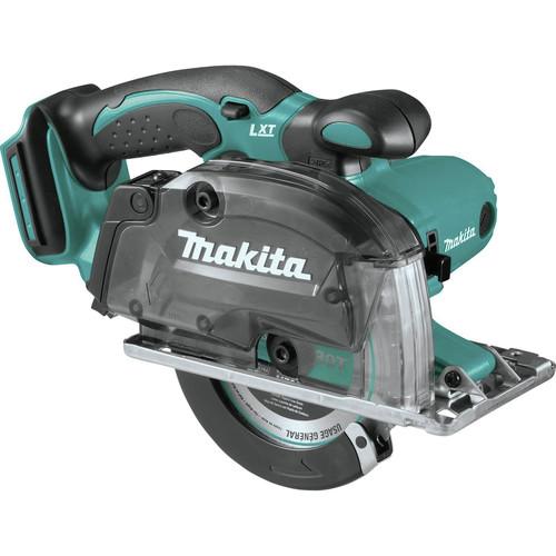 Makita 18V LXT Cordless Lithium-Ion 5-3/8 in. Metal Cutting Saw with Electric Brake and Chip Collector (Tool Only) - XSC03Z