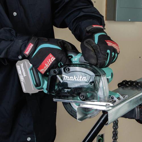 Makita 18V LXT Cordless Lithium-Ion 5-3/8 in. Metal Cutting Saw with Electric Brake and Chip Collector (Tool Only) - XSC03Z - Image 10