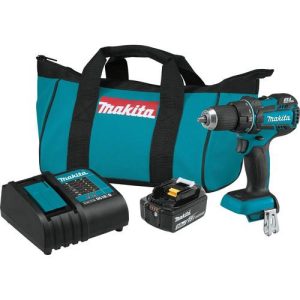 Makita 18V LXT Lithium-Ion Brushless Compact 1/2 in. Cordless Drill Driver Kit (3 Ah) - XFD061