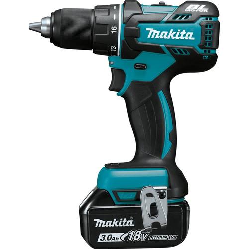 Makita 18V LXT Lithium-Ion Brushless Compact 1/2 in. Cordless Drill Driver Kit (3 Ah) - XFD061 - Image 3