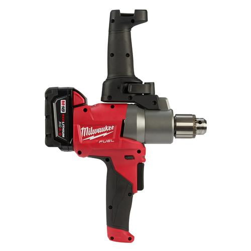 Milwaukee 2810-22 M18 FUEL Lithium-Ion 1/2 in. Cordless Mud Mixer with 180-Degree Handle Kit (5 Ah) - Image 3
