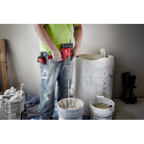 Milwaukee 2810-22 M18 FUEL Lithium-Ion 1/2 in. Cordless Mud Mixer with 180-Degree Handle Kit (5 Ah) - Image 7