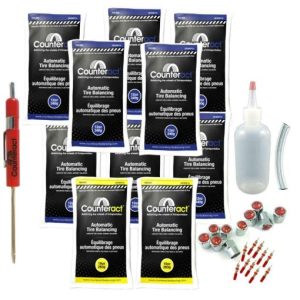 Counteract DIYK-1012 Do It Yourself Tire/Wheel Balancing Beads Semi Kit – 116oz