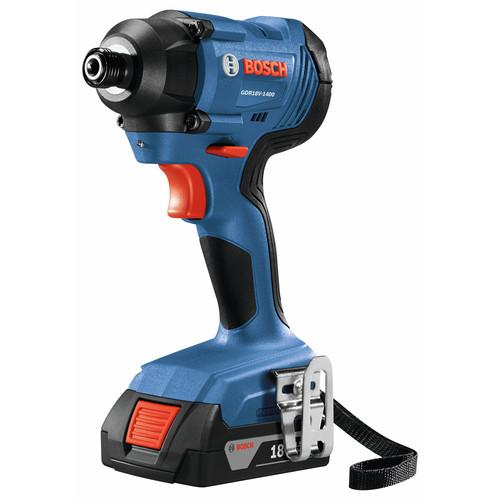 Factory Reconditioned Bosch 18V Lithium-Ion 2 Ah Compact Drill Driver – Hex Impact Driver Combo Kit - GXL18V-26B22-RT - Image 2