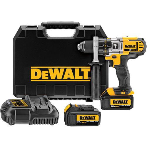 DEWALT 20V MAX Lithium-Ion Premium 3-Speed 1/2 in. Cordless Hammer Drill Kit (4 Ah) - DCD985M2