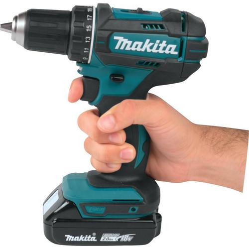 Makita LXT 18V 2.0 Ah Lithium-Ion Compact Impact Driver and 1/2 in. Drill Driver Combo Kit - CT225R - Image 11