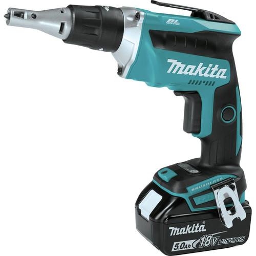 Makita 18V LXT 5 Ah Lithium-Ion Screwdriver – Cut-Out Tool Combo Kit with Collated Autofeed Screwdriver Magazine - XT255TX2 - Image 3