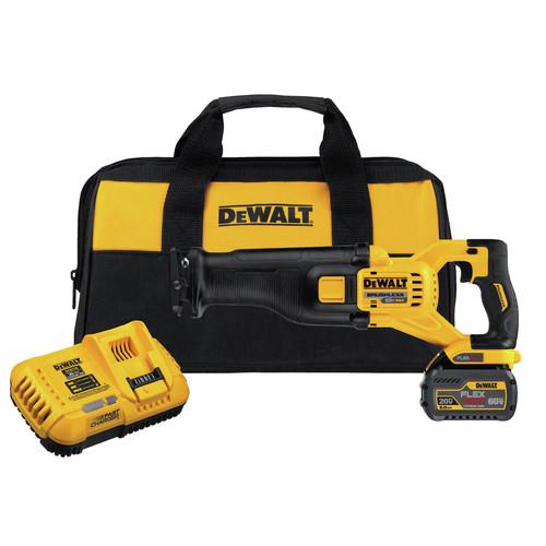Factory Reconditioned DEWALT 60V MAX Cordless Lithium-Ion Reciprocating Saw Kit with FlexVolt Battery - DCS388T1R