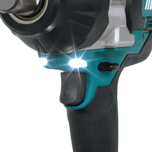 Makita 18V LXT Cordless Lithium-Ion Brushless High Torque 1/2 in. Drive Utility Impact Wrench (Tool Only) - XWT08XVZ - Image 2