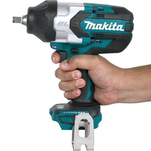 Makita 18V LXT Cordless Lithium-Ion Brushless High Torque 1/2 in. Drive Utility Impact Wrench (Tool Only) - XWT08XVZ - Image 7
