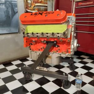 NEW Engine Cart Stand Cradle, FITS the LS & Gen 5 LT with trans, 4" casters