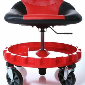 2-700 ProGear Mobile Rolling Gear Seat with Equipment Tray and Five All-Terrain 5"
