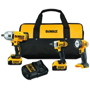 DEWALT 20V MAX 4.0 Ah Cordless Lithium-Ion 3-Tool Combo Kit - DCK398M2