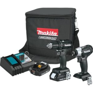 Makita 18V LXT Lithium-Ion Sub-Compact Brushless 2-Piece Combo Kit - CX200RB