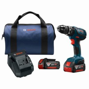 Factory Reconditioned Bosch 18V Lithium-Ion 1/2 in. Cordless Hammer Drill Driver Kit (4 Ah) - HDS181A-01-RT