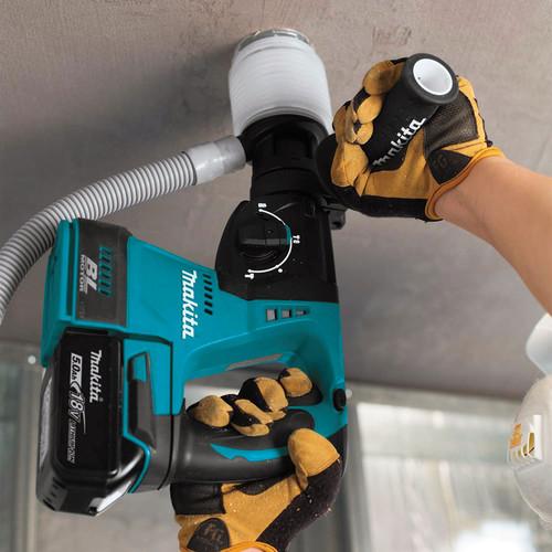 Makita 18V LXT Lithium-Ion Brushless 1 in. Cordless Rotary Hammer Kit (5 Ah) - XRH01T - Image 3