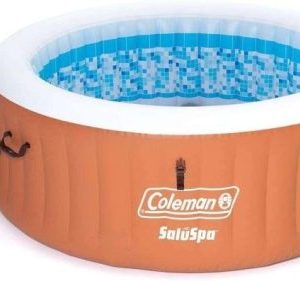 Coleman 90455 SaluSpa Miami Air Jet 4 Person Inflatable Hot Tub Spa with Pump