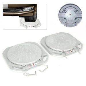 2 Wheel Durable Car Front End Wheel Alignment Turntable Turn Plates Tools