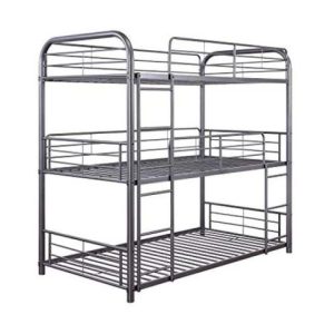 ACME Cairo Triple Bunk Bed – Full – – Gunmetal