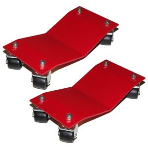 Set of 2 Auto Dolly Standard 8"x16" Vehicle Wheel Tire Car Body Shop Mechanic