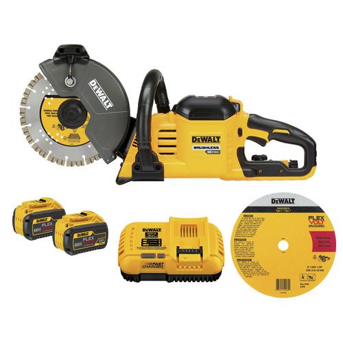 DEWALT FlexVolt 60V MAX Cordless Brushless 9 in. Cut-Off Saw Kit - DCS690X2