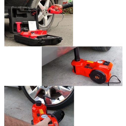 Electric Car Jack Kit with Impact Wrench Hydraulic Floor Jack 5Ton 12V Tire Change - Image 12