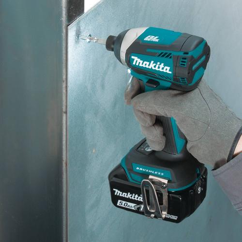 Makita 18V LXT 5.0 Ah Lithium-Ion Brushless Cordless 4-Piece Combo Kit - XT451T - Image 7