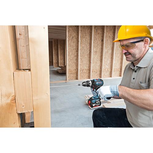 Bosch 18V Lithium-Ion EC Brushless Brute Tough 1/2 in. Cordless Drill Driver Kit (4 Ah) - DDH183-01 - Image 7