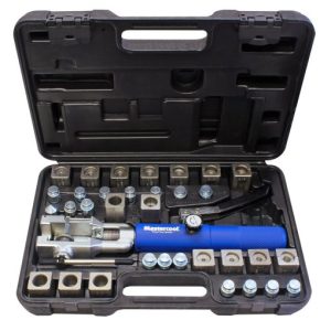 Mastercool 72485 Universal Hydraulic Flaring Tool Set with Cooling Line Die/Adapter