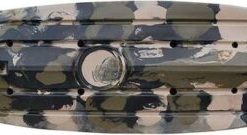 BKC UH-RA220 11.5 foot Riptide Angler Sit On Top Fishing Kayak with Paddles and Upright Chair and Rudder System Included (Camo) - Image 5