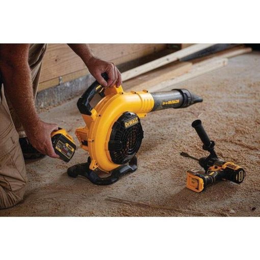DEWALT 129 MPH 423 CFM 60V MAX Lithium Ion Cordless FLEXVOLT Handheld Leaf Blower with (2) 3.0Ah Batteries and Charger Included - Image 9